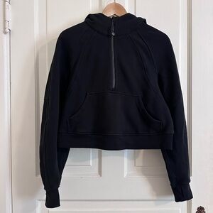 Lululemon Scuba Oversized Half-Zip Hoodie Black Size S / XS